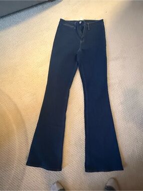L'AGENCE Dark Navy Bootcut Jeans